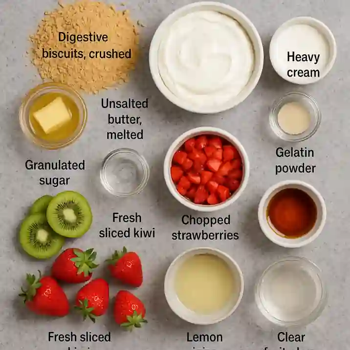 no-bake-dessert-ingredients-strawberry-kiwi no bake dessert ingredients strawberry kiwi