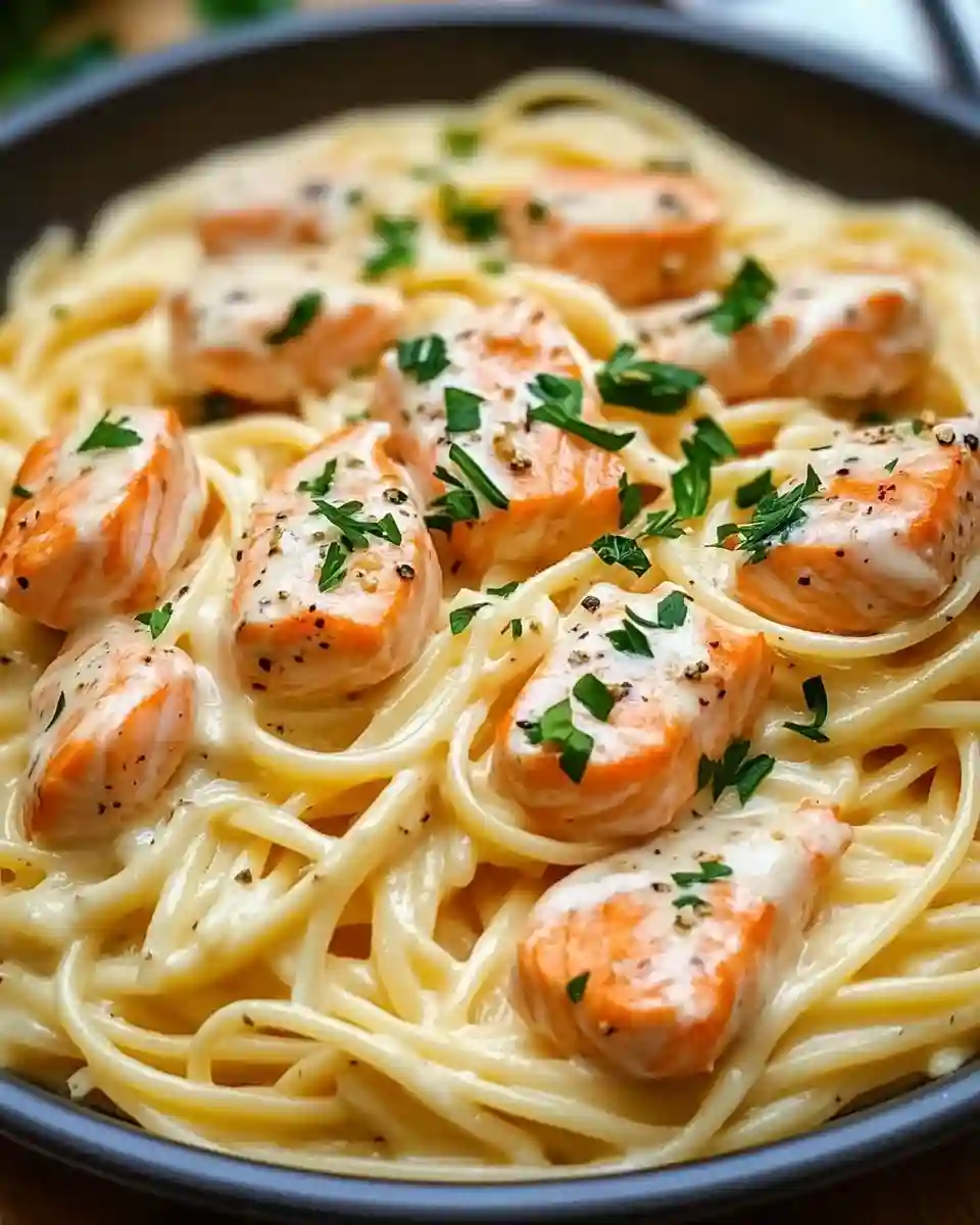 creamy-salmon-spaghetti creamy salmon spaghetti