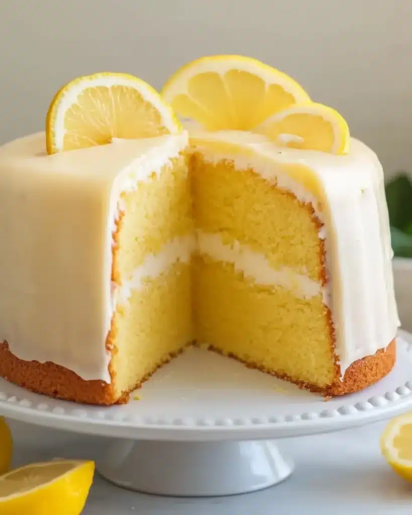 Luscious Lemon Layer Cake 2 lemon layer cake