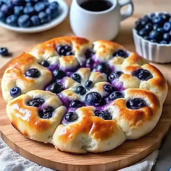 Cottage Cheese Cloud Bread with Blueberries – Light, Fluffy & Sweet 2 blueberry cloud bread 1