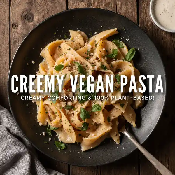 Delicious Vegan Pasta Delights – Creamy, Comforting & 100% Plant-Based! 2 creamy vegan pasta 2