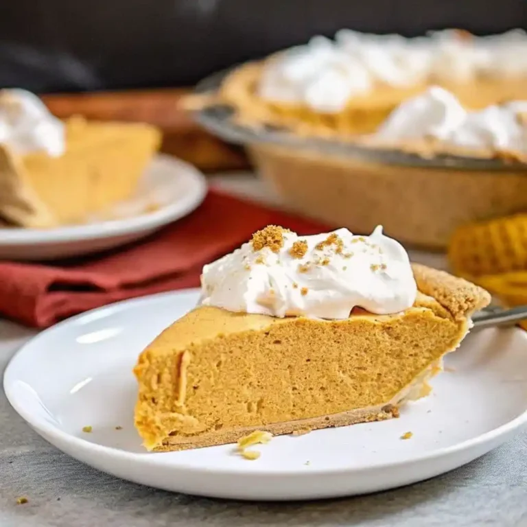 No-Bake Pumpkin Cheesecake Pie – Creamy, Light & Effortless 2 no bake pumpkin Cheesecake 3