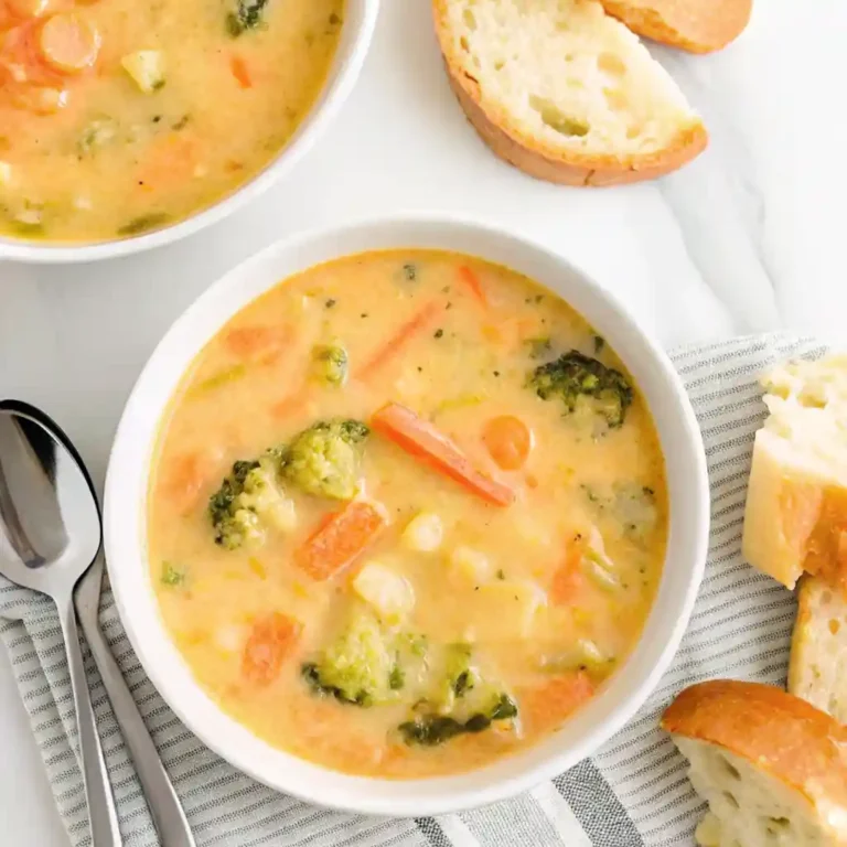 Creamy Vegetable Soup 2 cheesy broccoli carrot potato soup