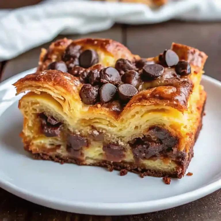 Chocolate Croissant Breakfast Bake Bliss 2 chocolate croissant breakfast bake 2