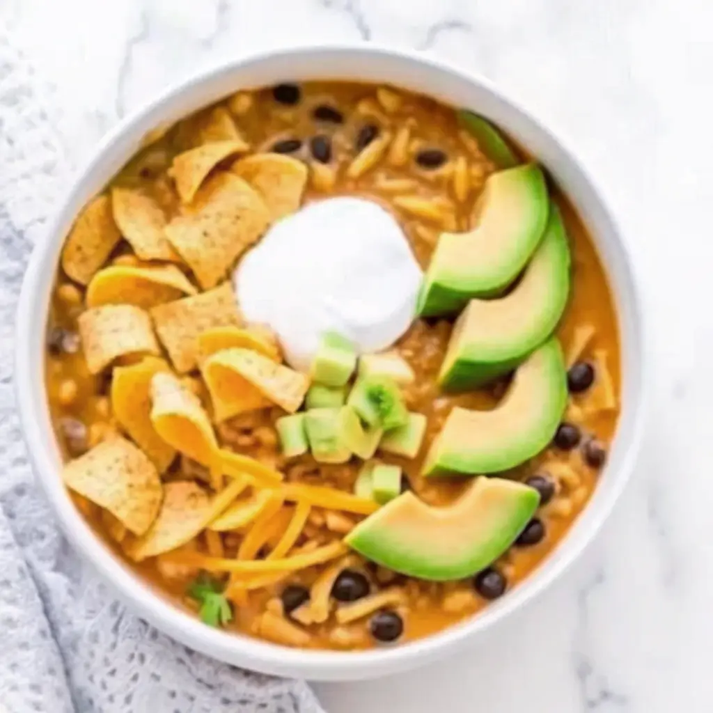 Easy Cheesy Taco Soup Recipe