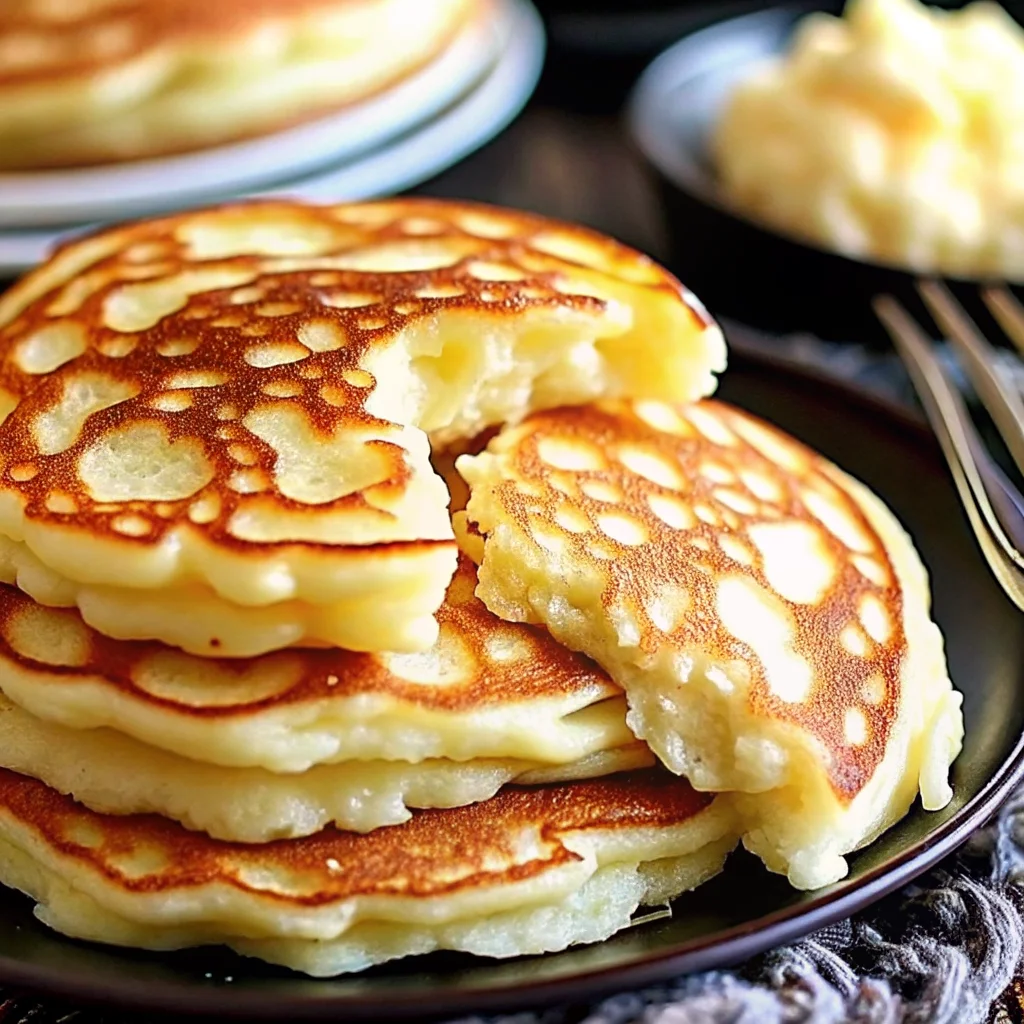 Fluffy Flourless Cottage Cheese Pancakes – Light, Quick & Protein-Packed!