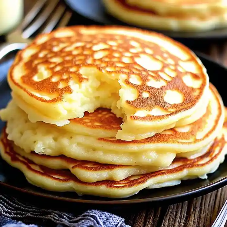 Fluffy Flourless Cottage Cheese Pancakes – Light, Quick & Protein-Packed! 2 flourless cottage cheese pancakes
