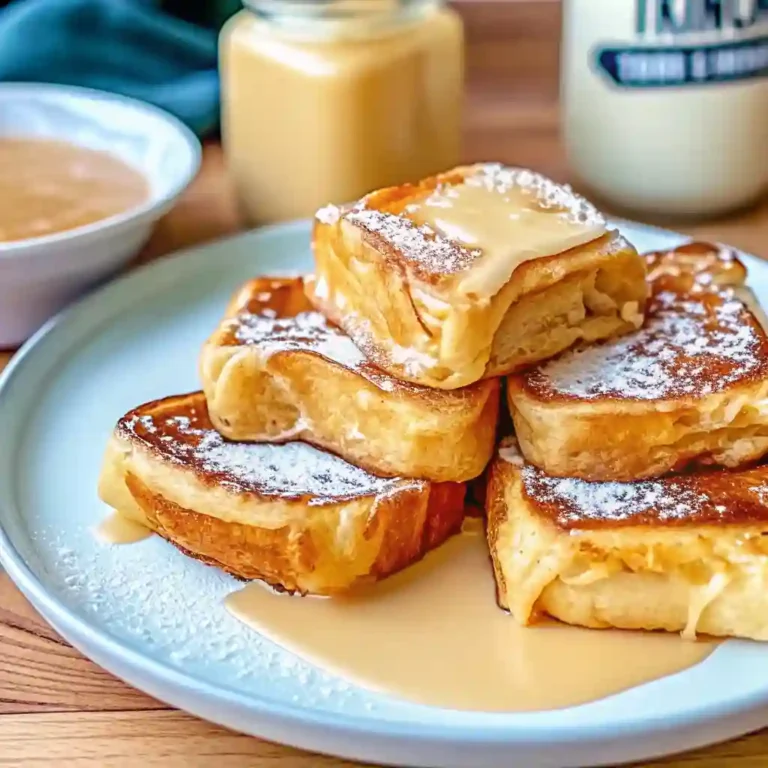Golden & Fluffy Hawaiian Roll French Toast 2 hawaiian roll french toast 1 1