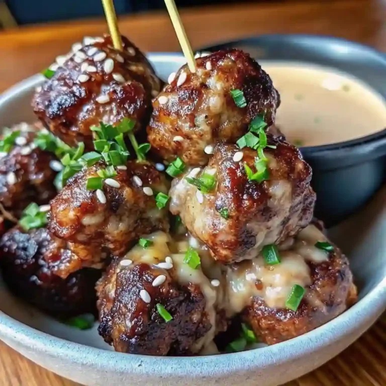 Korean BBQ Meatballs (Sweet & Savory Glazed) 2 korean bbq meatballs 2