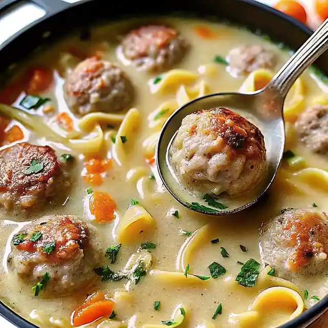 meatball noodle soup 2
