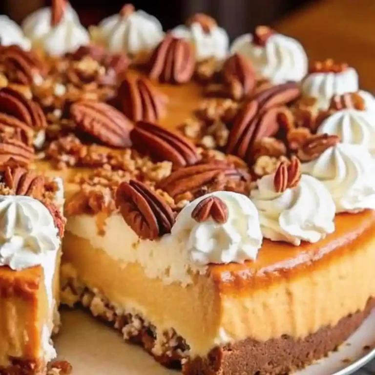 Creamy Pumpkin Pecan Cheesecake Bliss 2 pecan cheesecake whole