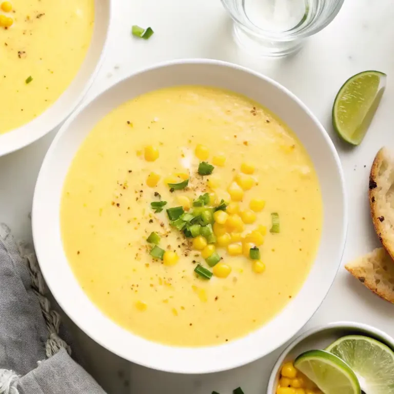 Thick & Creamy Corn Soup 2 sweet corn soup with fresh herbs