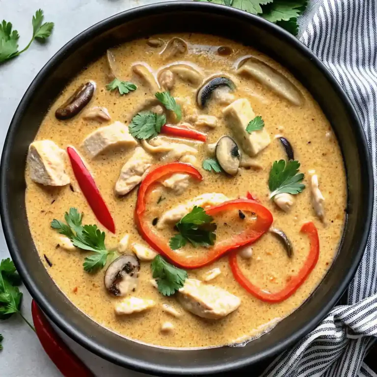 Creamy Cajun Chicken Soup: Spicy Comfort in a Bowl 2 thai chicken soup 1