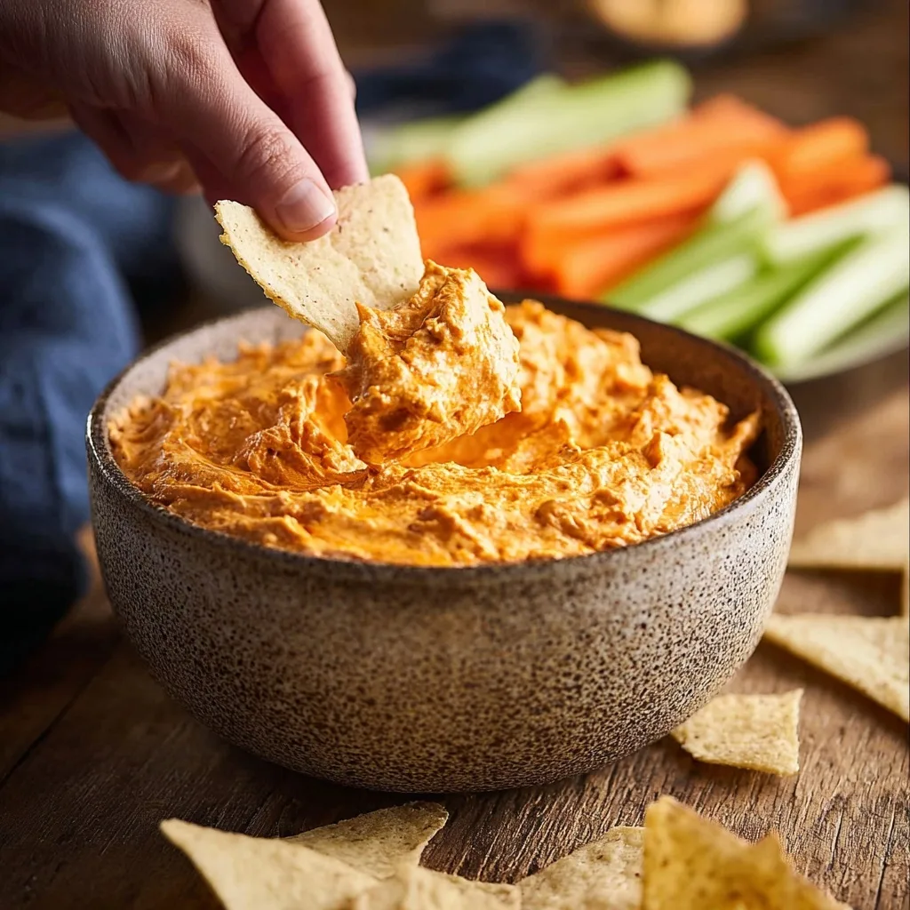 Crock Pot Buffalo Chicken Dip