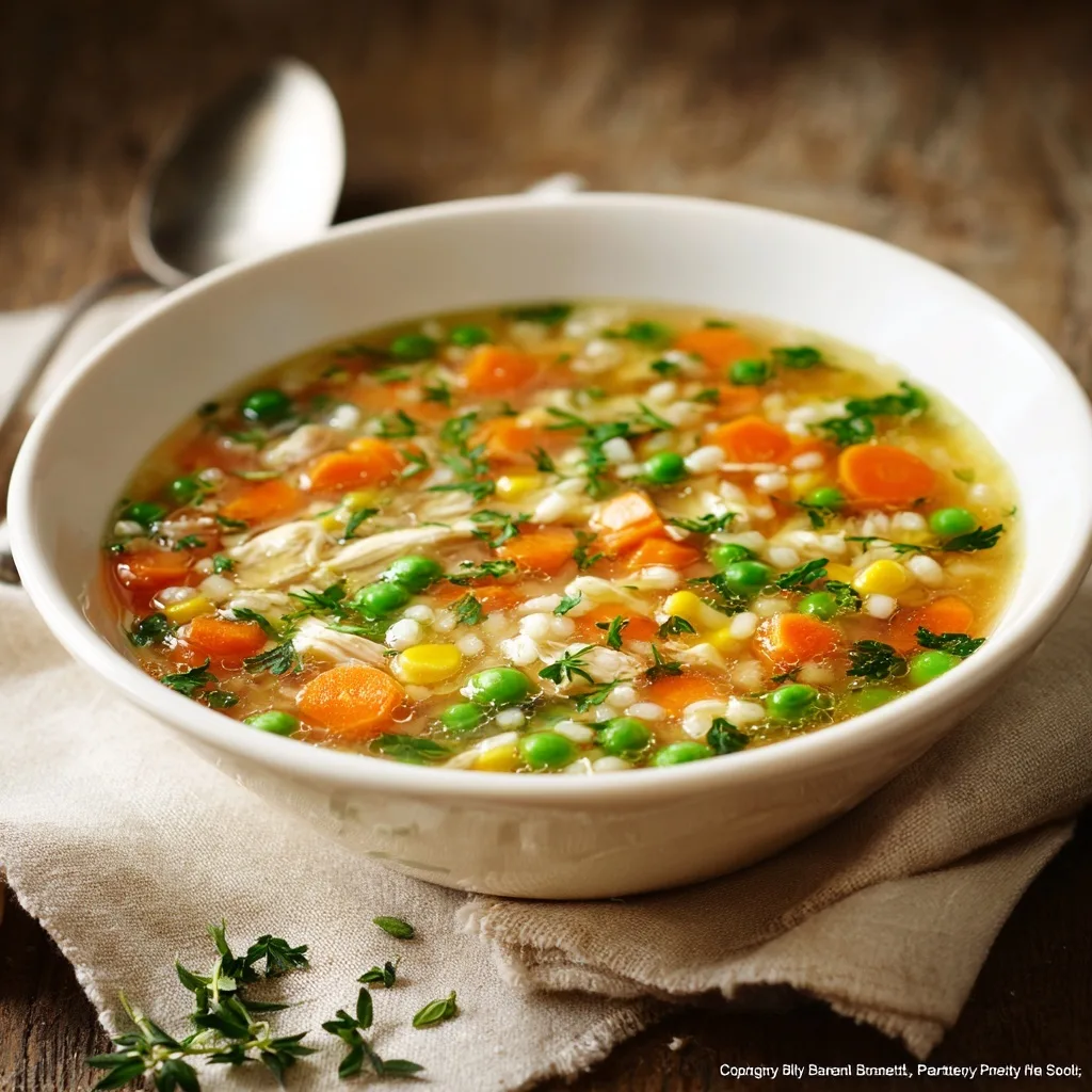 Barley Chicken and Vegetable Soup: A Family Favorite