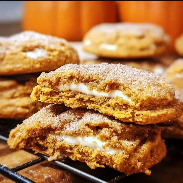 Pumpkin Cheesecake Cookies