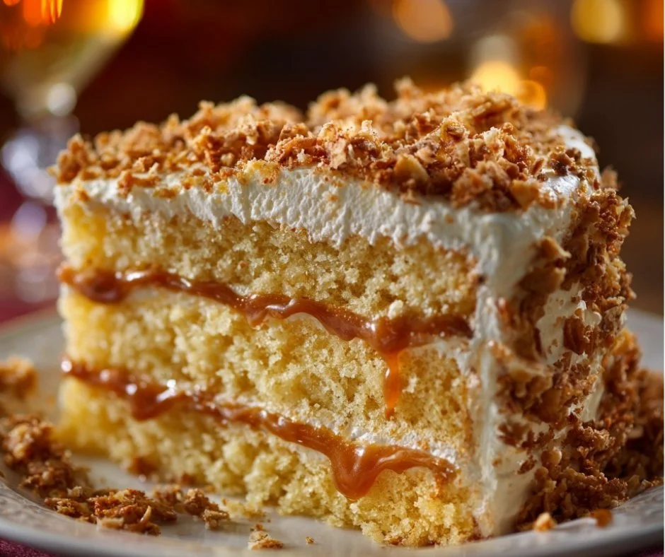 Butterscotch Crunch Cake