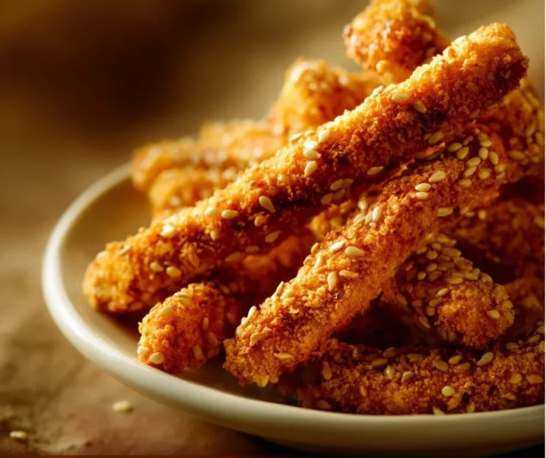 Buttery Sesame Sticks 2 Delicious buttery sesame sticks snack with crispy texture