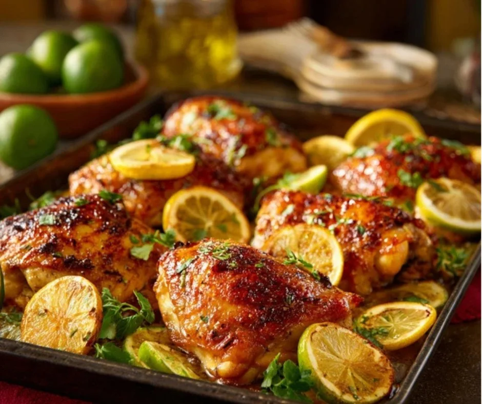 Easy Sheet Pan Citrus-Glazed Chicken