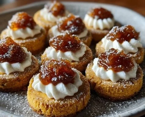Pumpkin Cheesecake Thumbprints