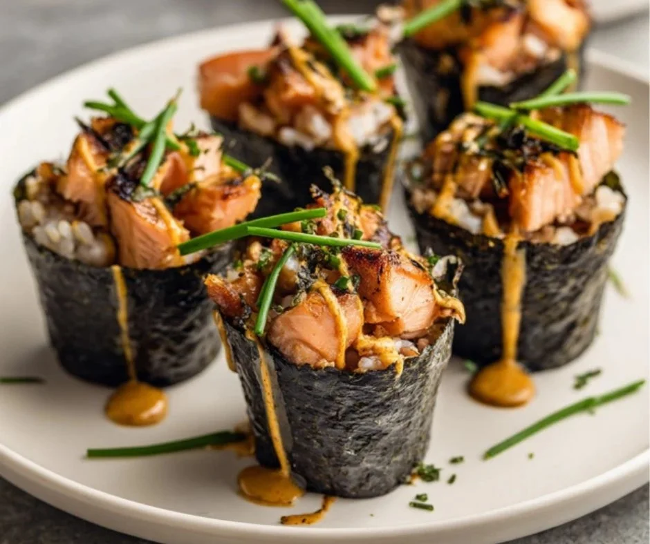 Salmon Sushi Cups