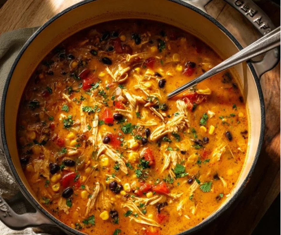 Creamy Chicken Tortilla Soup