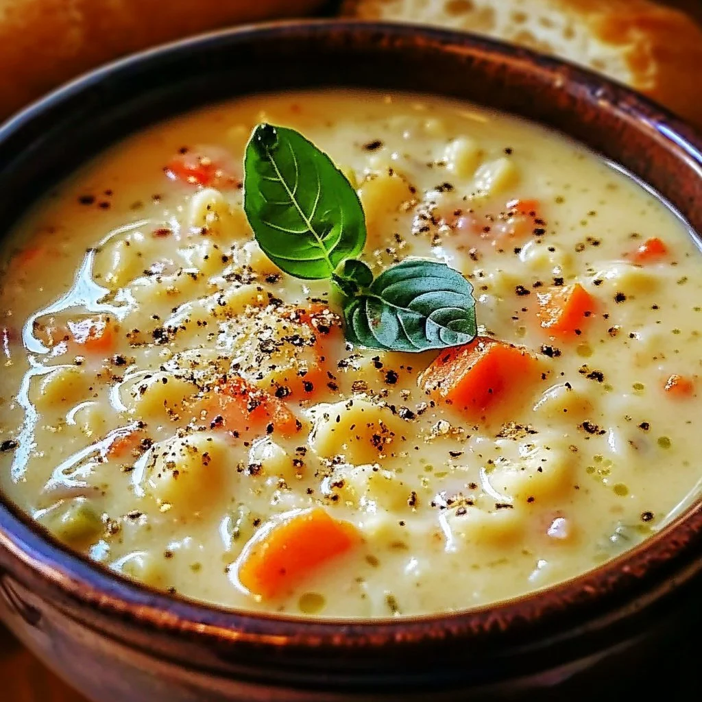 Hearty Creamy Ditalini Soup