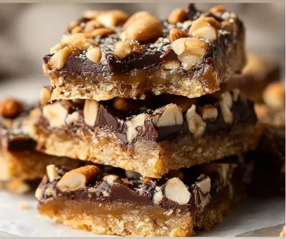 Irresistible Chocolate Almond Toffee Bars