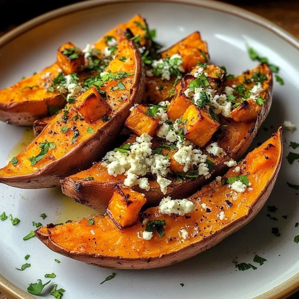 Loaded Roasted Sweet Potatoes