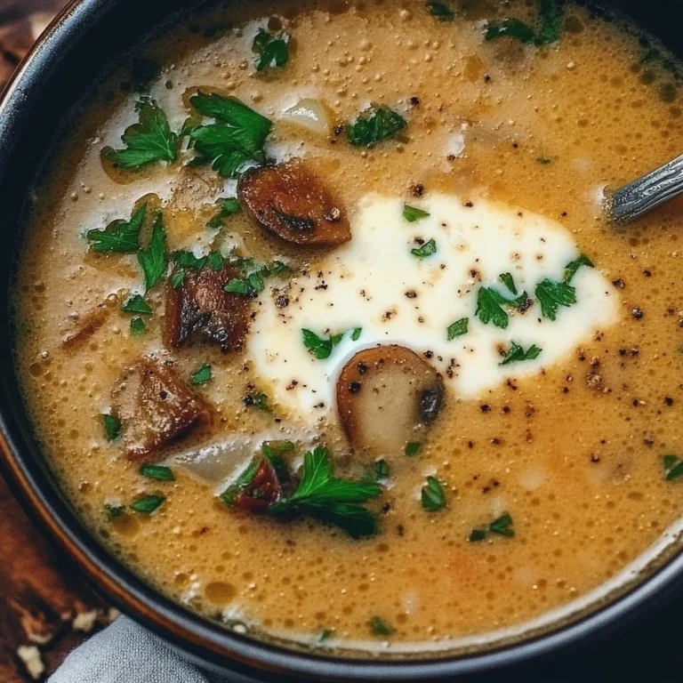 Bowl of low calorie high protein soup with vibrant vegetables and herbs.