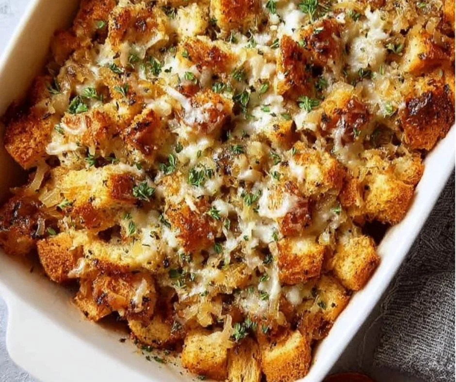 Savory French Onion Stuffing