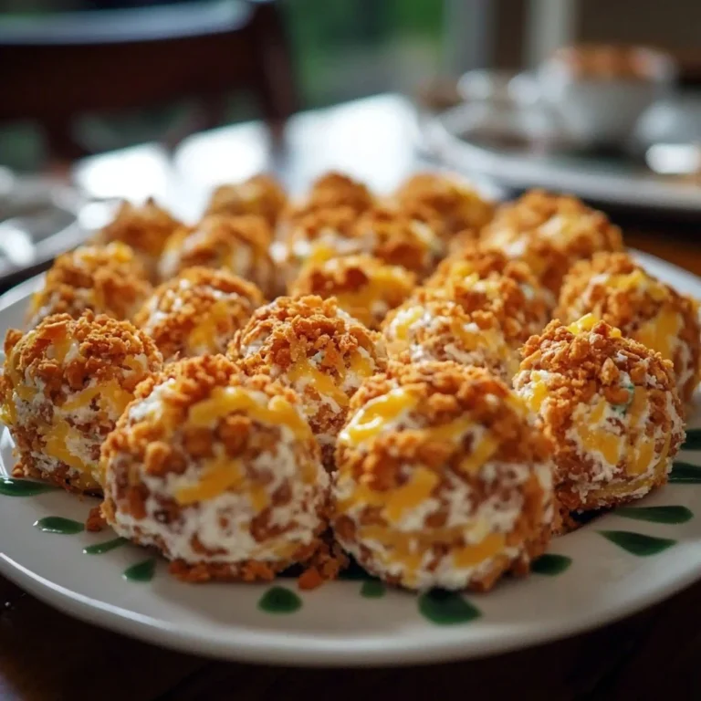 Delicious homemade cheese ball snack ready for a party.