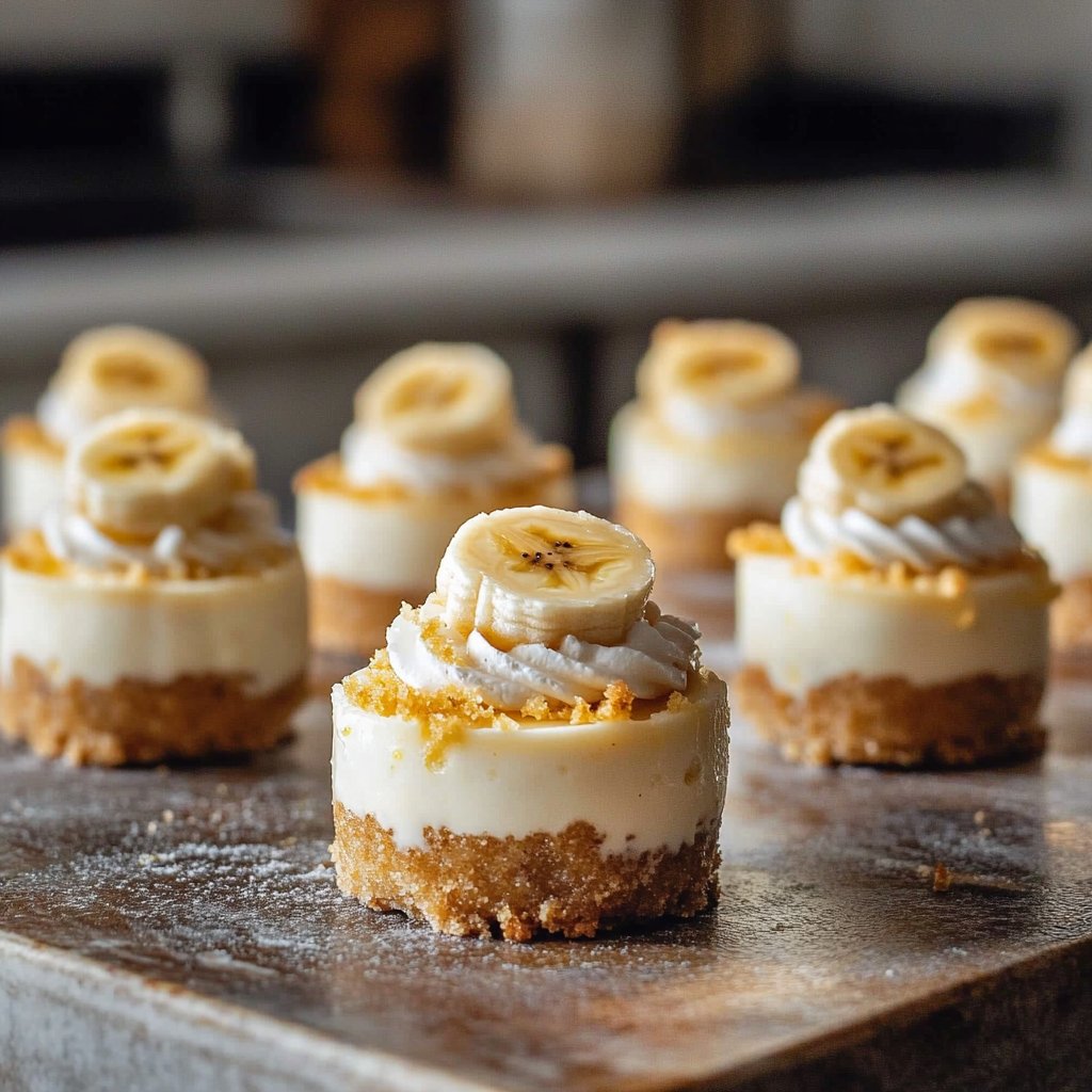 Mini Banana Pudding Cheesecakes: Delight in Every Bite!