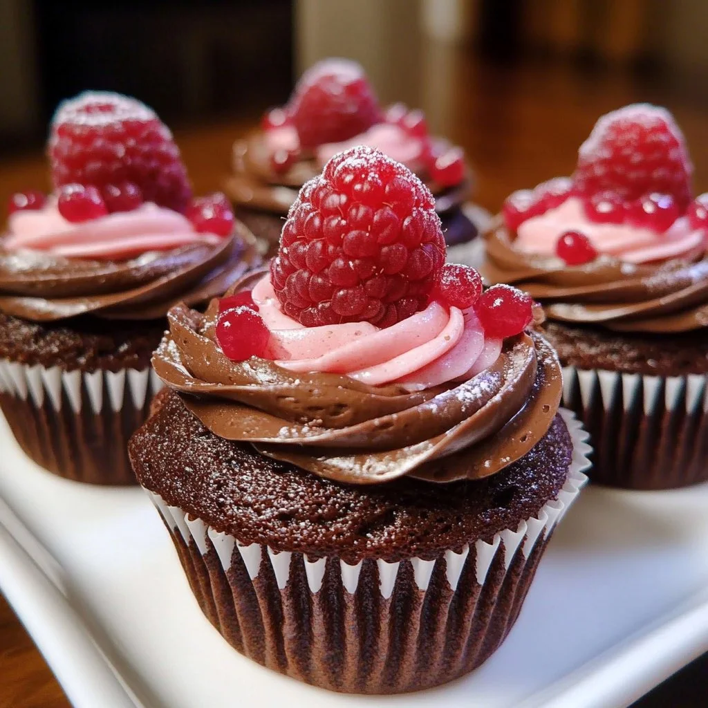 Raspberry Filled Chocolate Cupcakes: A Sweet Surprise!