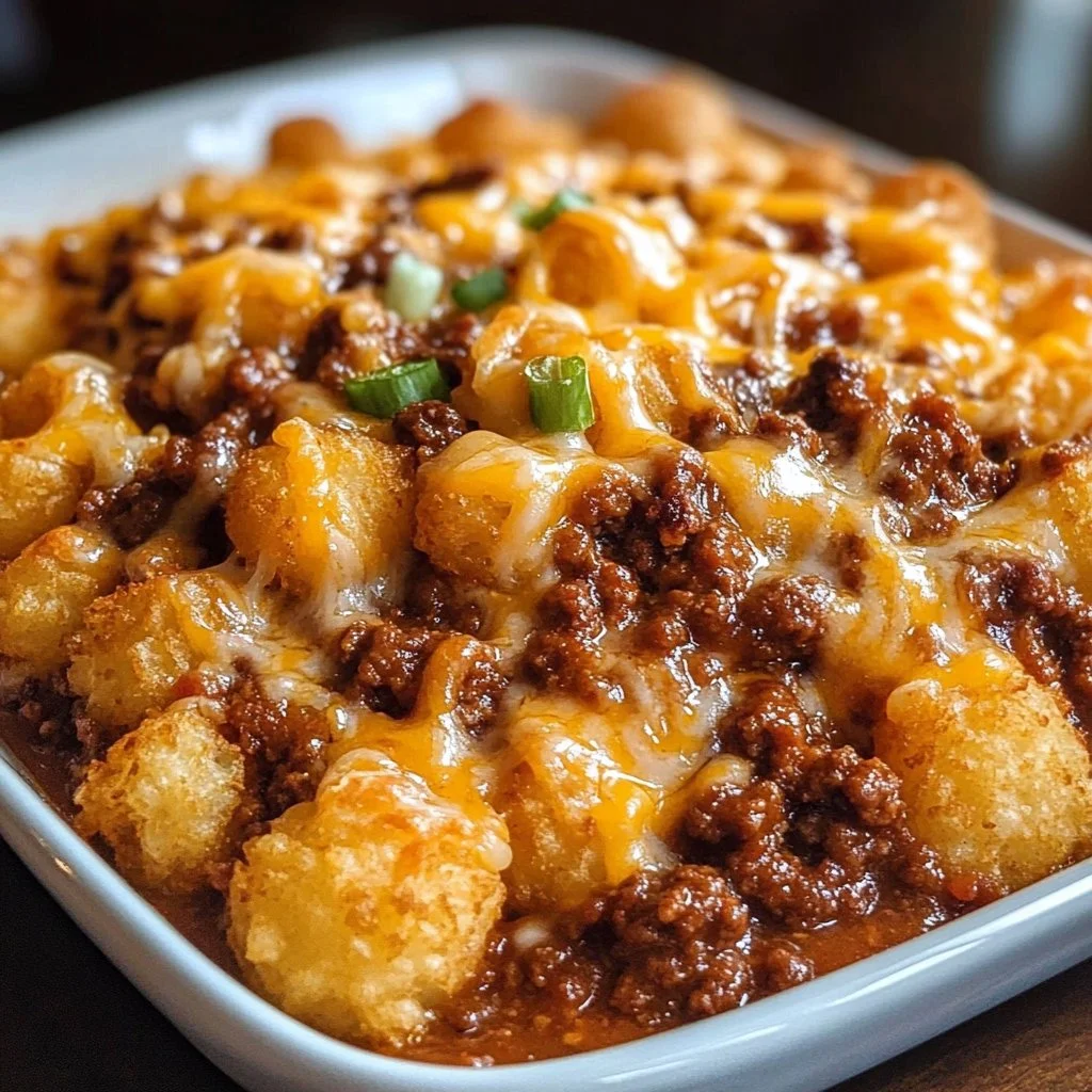 Sloppy Joe Tater Tot Bake: A Delicious Family Meal!