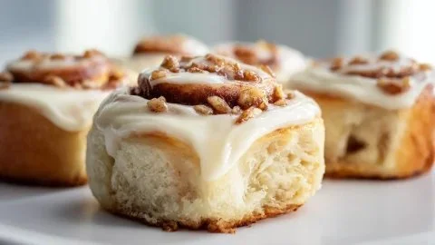 Apple Cinnamon Rolls - Easy Soft Bakery Style Recipe