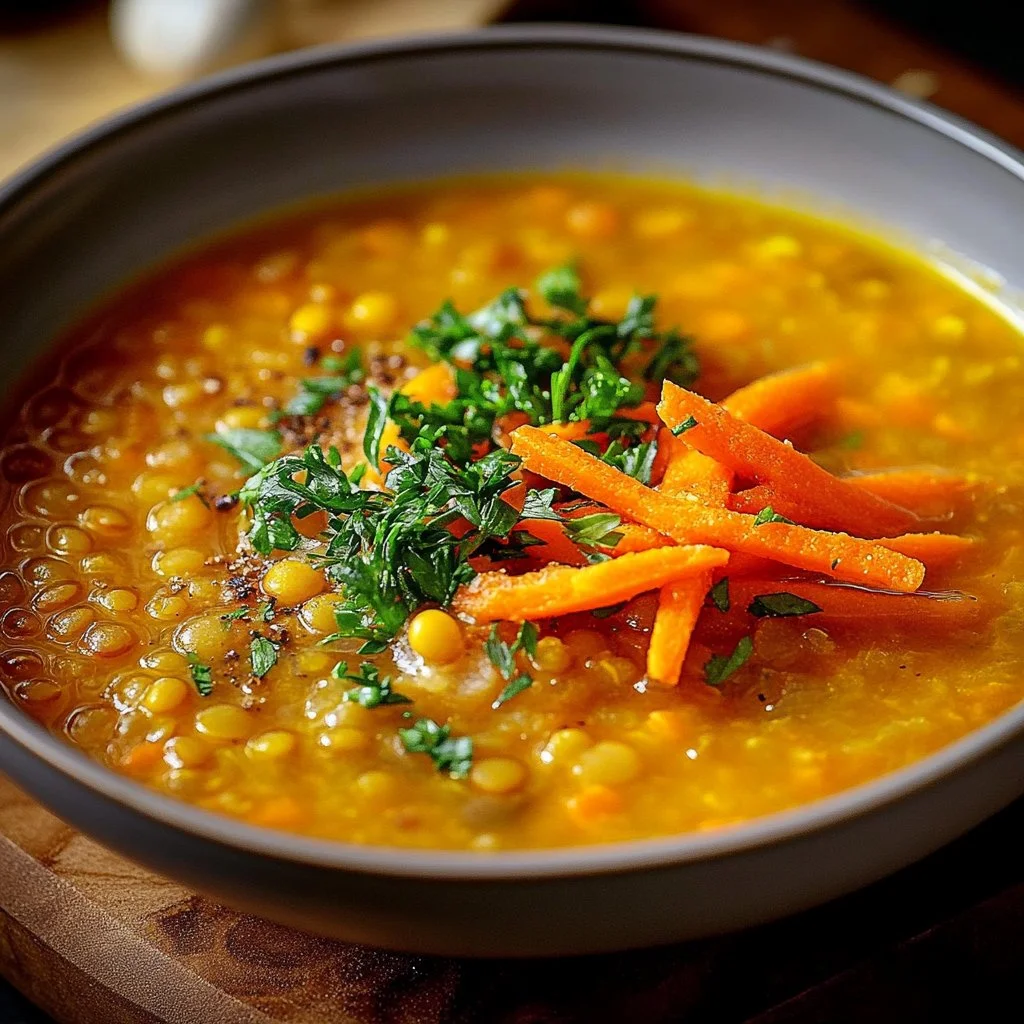 Carrot and Lentil Soup: A Flavorful Health Booster!