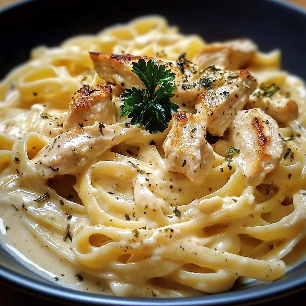 Creamy Chicken Alfredo Pasta