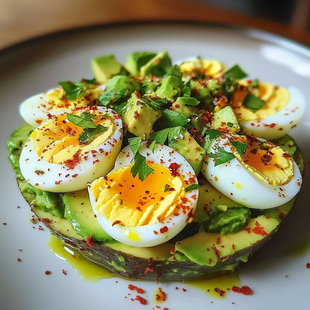 Energizing Workout Egg Avocado Salad for Healthy Eating