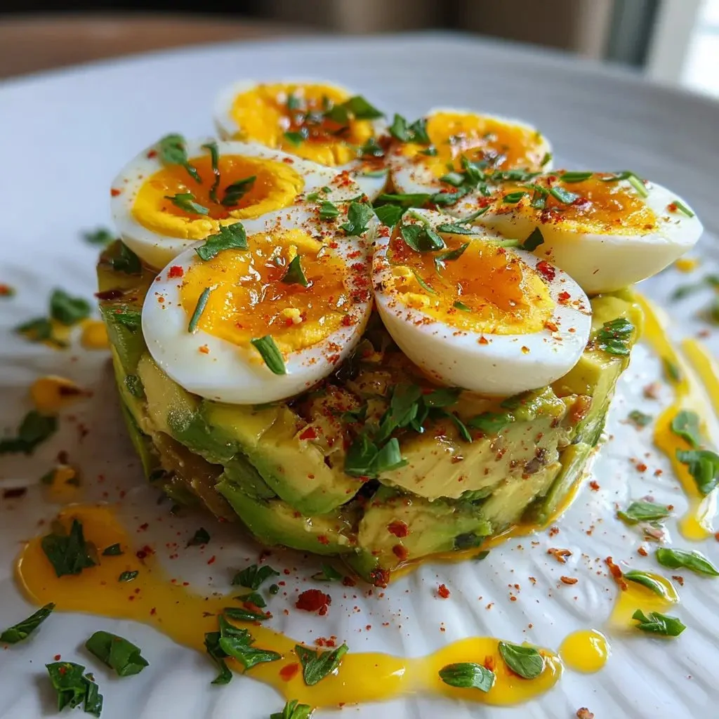 Energizing Workout Egg Avocado Salad for Healthy Eating