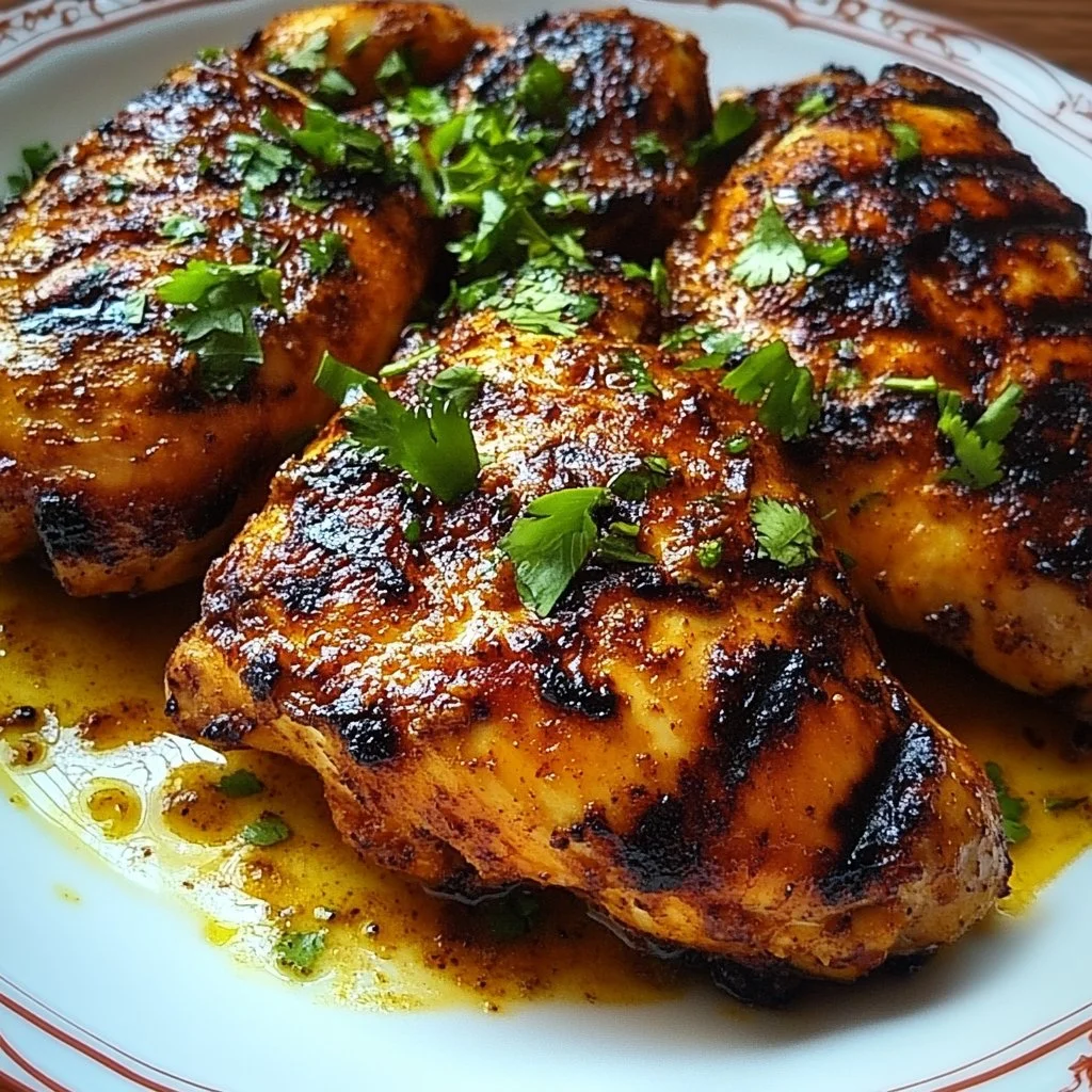 Juicy Spicy Grilled Cuban Chicken