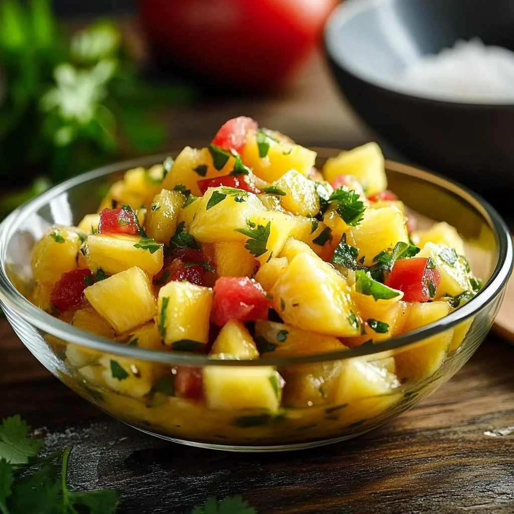 Pineapple Salsa - Fresh & Easy Tropical Salsa