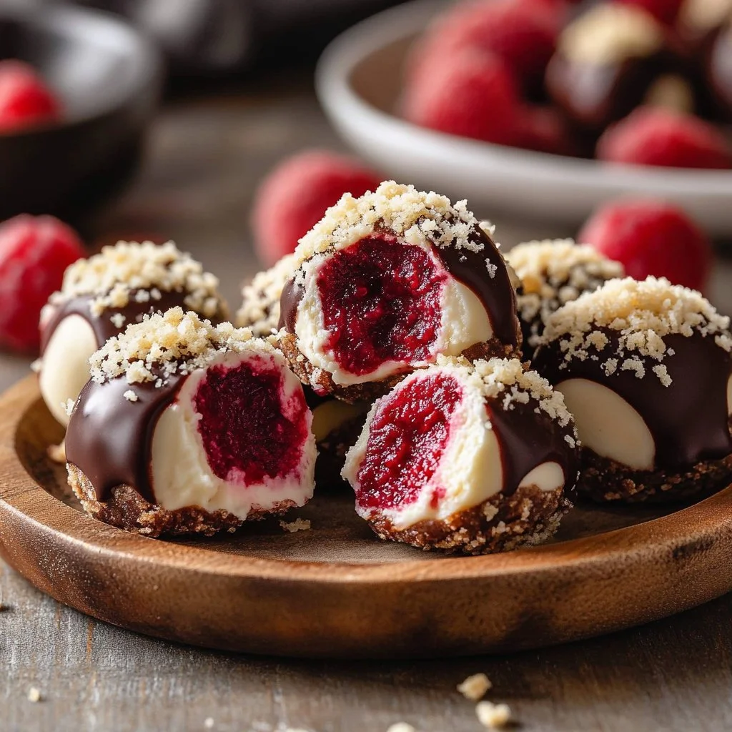 Raspberry Cheesecake Truffles: Indulge in a Sweet Delight!