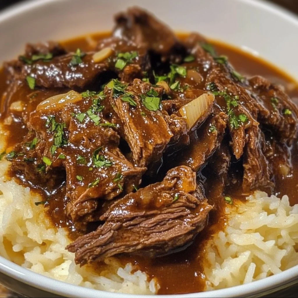 Slow Cooker Beef Manhattan