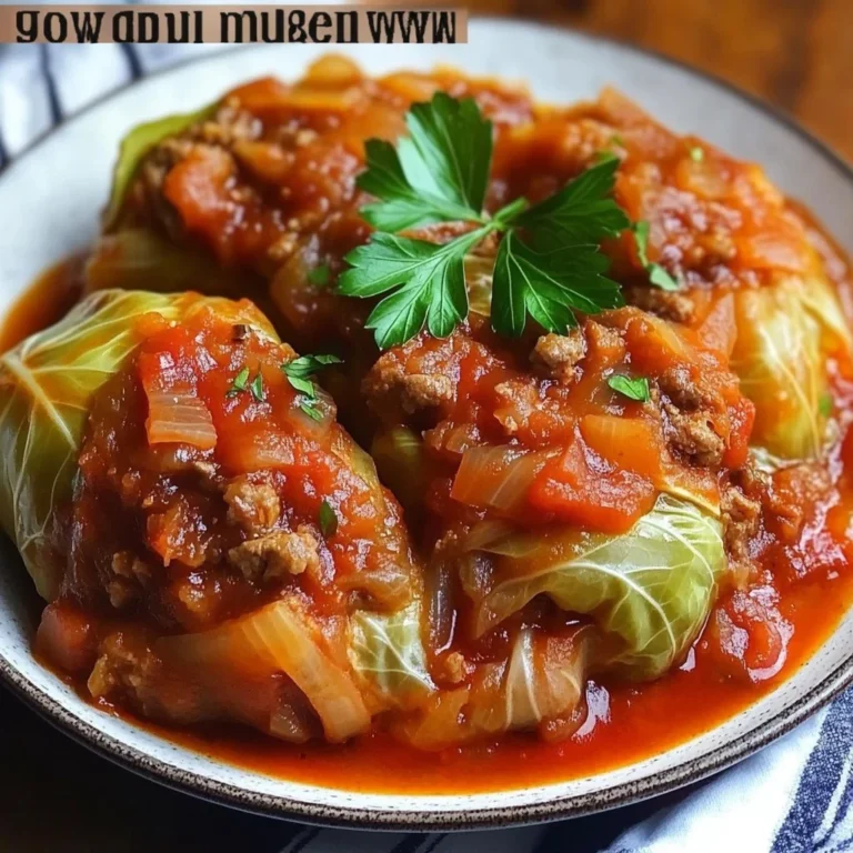 Slow Cooker Unstuffed Cabbage Rolls 2 A comforting bowl of slow cooker unstuffed cabbage rolls with meat and rice