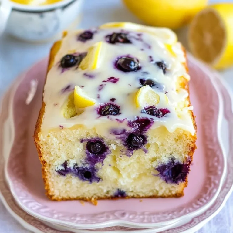 This Lemon Blueberry Bread recipe produces a perfectly moist, flavorful, and delicious loaf of quick bread. 3 Freshly baked lemon blueberry bread loaf on a wooden table