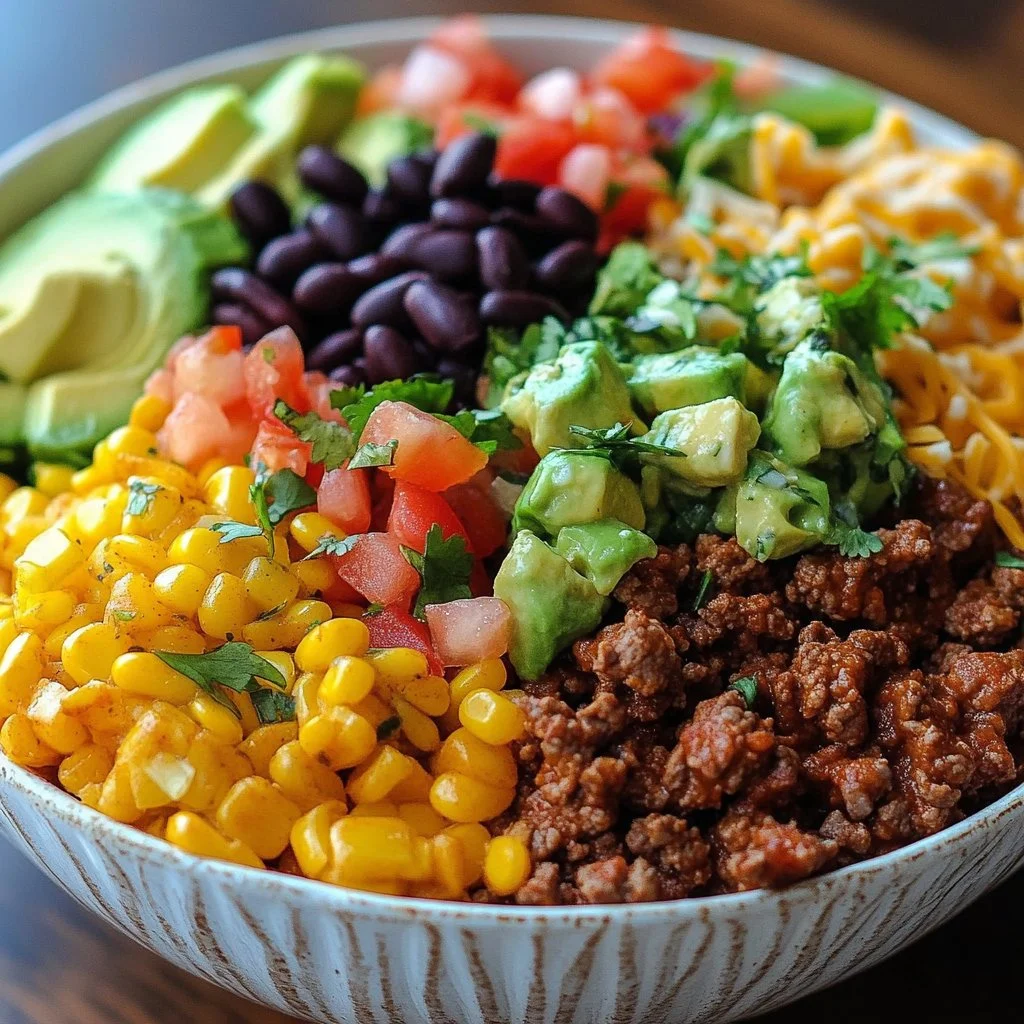 Zesty Ranch Taco Party Bowl: A Flavorful Delight!