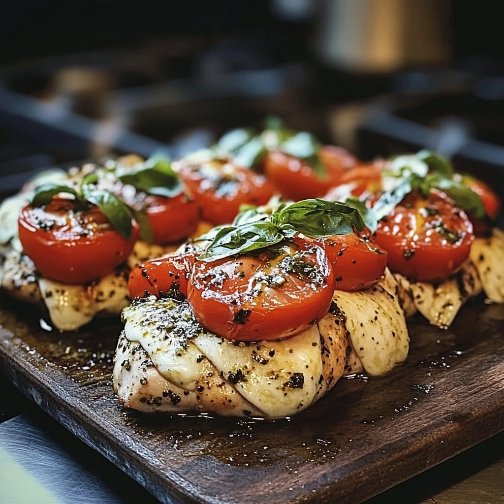 Caprese Stuffed Chicken