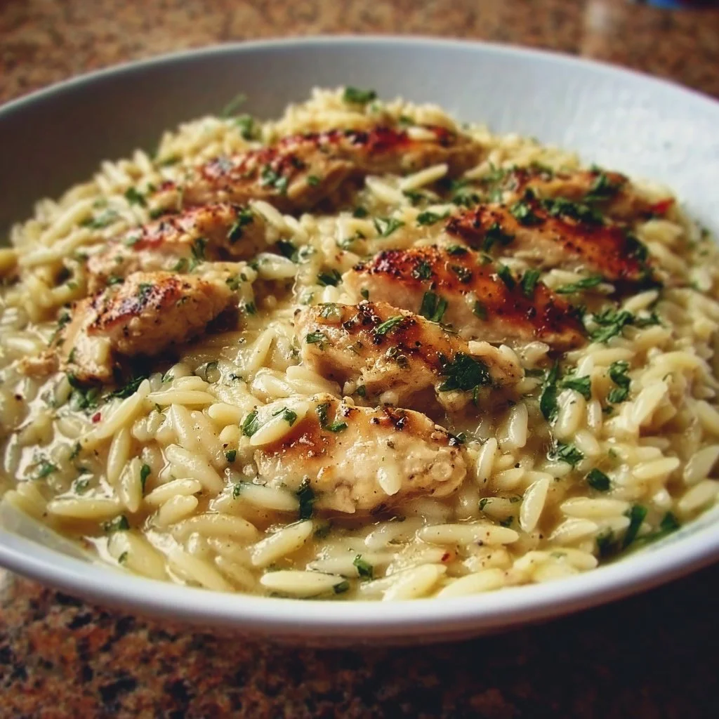 Creamy Chicken Orzo