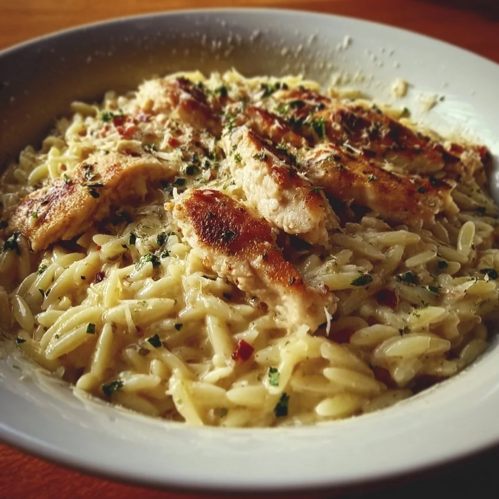 Creamy Chicken Orzo